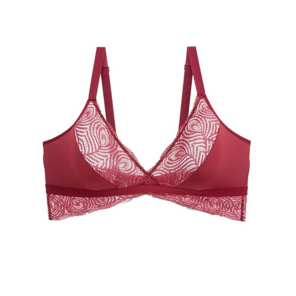 Cosabella Eloquii Sugar Bralette Hotpant & Garter Wine Womens Plus Size 3X NWOT - Picture 10 of 16